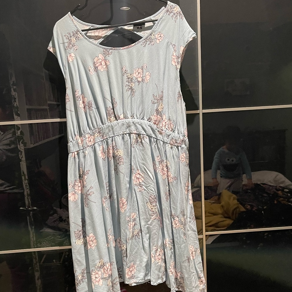 Torrid Blue Floral Dress